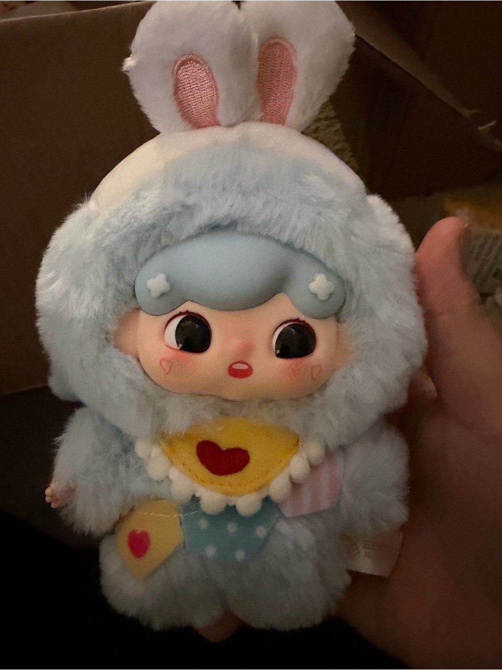 Plush Bunny Doll - Light Blue Cute Character Plush